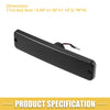 Jeep - Black Lens Amber Light Front LED Side Marker Light (Fits 2007-2018)