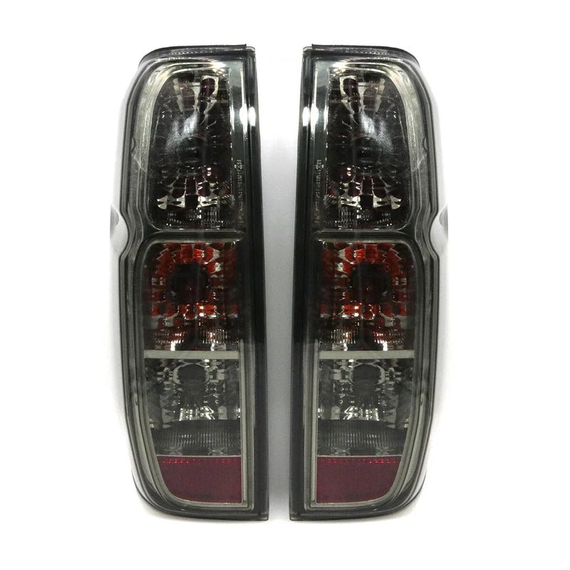 Nissan Navara D40 2005-2015 Tail Light Light  Smoke Lens x2