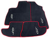 Bentley Continental GT 2012-2017 Black Carpets with Red Trim Floor Mats