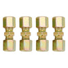 Brake Pipe 4.75mm Brake Line Connector 4pcs