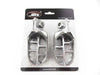 Yamaha DT80 74-85 Silver Foot Pegs Set (Left & Right Pair)