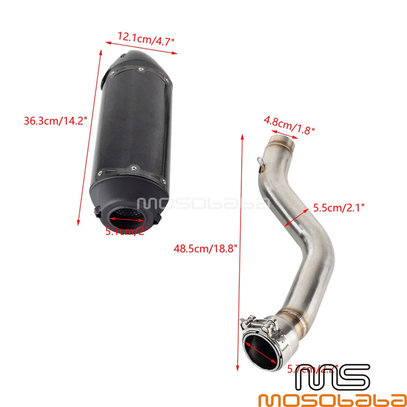 Harley Pan America 1250 Special Carbon Fiber Exhaust System (21-23)