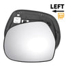 Toyota Land Cruiser Left Side Heated White Mirror Glass (2008-2021)