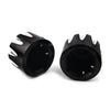 Harley Electra Glide Sportster Black CNC Front Axle Cap Nut Cover