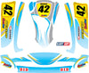 Arrow X1 Junior Custom KART ART Sticker Kit (Whirlpool Style)