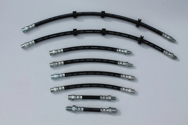 BMW 5 Series E34 E39 ASC Brake Hose Set (8) (1988-1995)