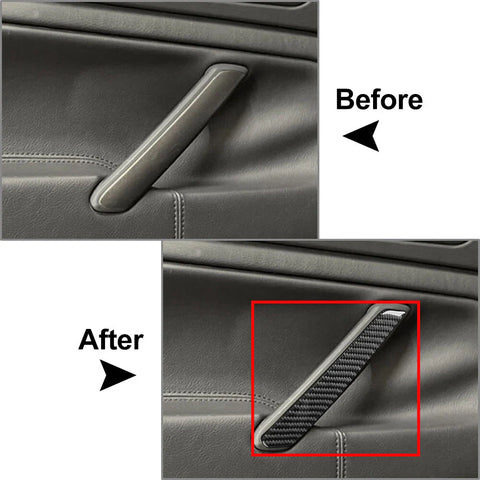 Volkswagen Passat B5 (2001-2005) Black Rear Door Handle Cover Trim
