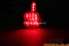 Harley LED Tail Light Rear Brake License Plate Lamp Red Lens