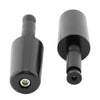 Universal Motorcycle Black Handlebar Hand Grips & End Caps