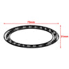 Ford Mondeo Carbon Fiber Red Steering Wheel Center Ring Cover (2013-2019)