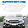 Honda Accord Car Front Left Headlight Lens Cover (2008-2012)