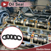 Rotary Shaft Seal Oil Seal Nitrile 70 Durometer Rubber 35x52x10mm Black 5 Pcs