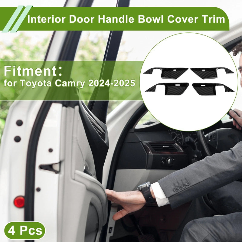 Toyota Camry Interior Door Handle Bowl Cover Trim ABS 4 Pcs (2024–2025)