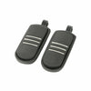 1 1/4'' Matte Long Angled Footpegs Mount Engine Guard Pegstreamliner