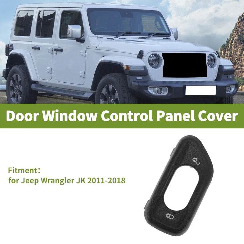 Jeep Wrangler Front Left Window Switch Bezel Cover (2007-2018)