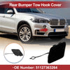 BMW 428i Black Rear Bumper Tow Hook Cover (2014-2016)