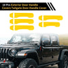 Jeep Gladiator JT (2020-2021) - 1 Set Yellow Door Tailgate Handle Cover