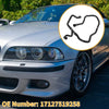 BMW 525i 530i (2004-2005) 1 x Radiator Hose Rubber Black