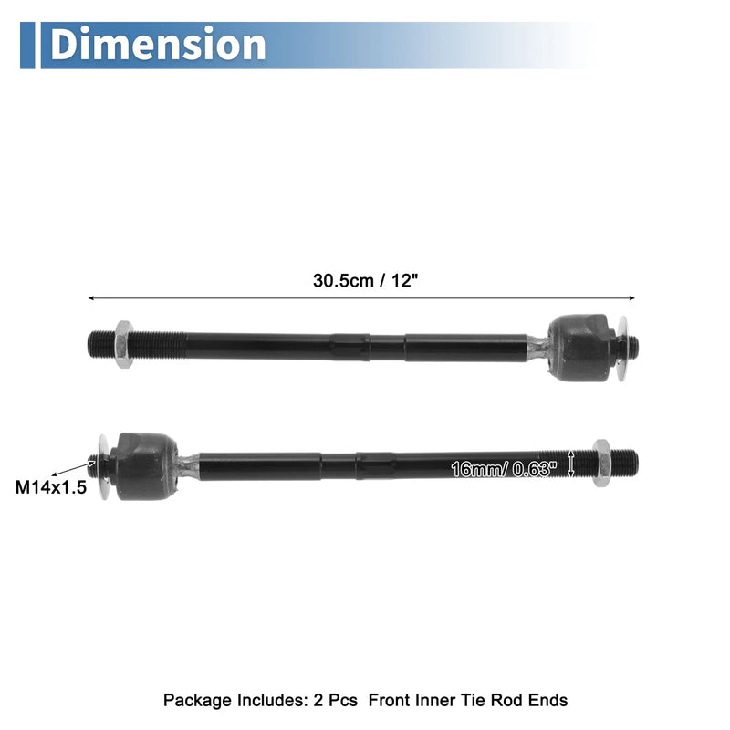 Volvo S40 Front Inner Tie Rod End Links (2004-2011)