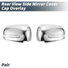 Mitsubishi L200 Chrome Plated Rearview Mirror Cover Overlay (2006-2023)