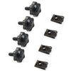 Harley FLHT FLHTCU 4X Saddlebag Lock Mounting Theft Deterrent Bolts (2000-2023)
