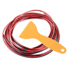 Auto Car Decor Red Flexible Interior Moulding Trim Strip