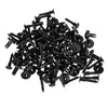 50 x 6mm Car Bumper Hood Clips Rivets Retainers Fasteners Nylon