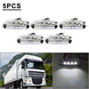 Truck Trailer Pickup 12V 24V 5 x LED Side Clearance Marker Lights