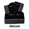 Ferrari Purosangue with Leather & Italy Flag Black Floor Mats