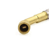 Motorcycle 135 Degree Gold Tone Tire Valve Extension Adaptor Stem Extender