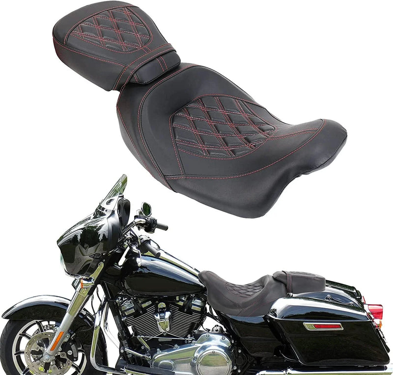 Harley CVO Touring Electra Street Glide Driver Passenger Seat (09-22)