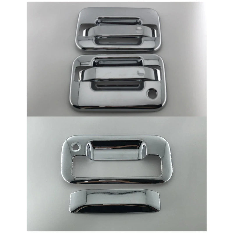 Ford F-150 Tailgate & Front Door Handle Bowl Chrome Cover Trim (2004-2014)