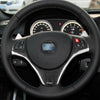 BMW E90 M3 with hole Real Carbon Fiber Steering Wheel Center Cover Trim