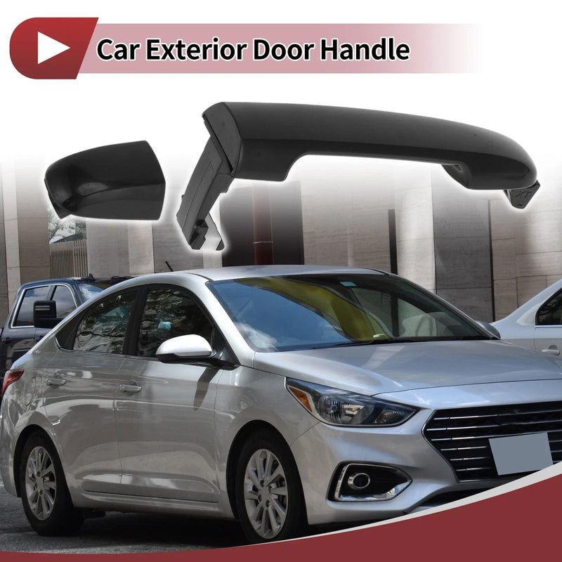 Hyundai Sonata 2005-2010 Front Right Black Car Door Handle Grip