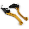 Suzuki DRZ400S / SM / E CNC Gold Pivot Clutch Brake Levers (2000-2022)