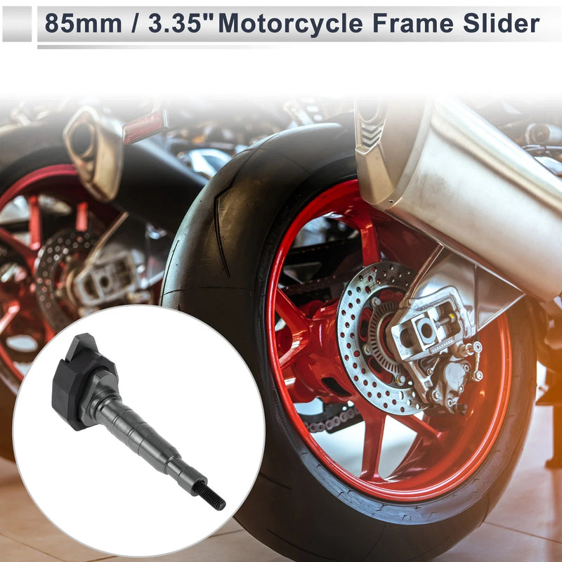 10mm Aluminum Alloy Plastic Motorcycle Slider Frame Bolt Titanium Tone