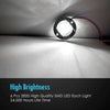 Marine LED Stern Lights 3-Inch Cockpit Light