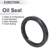 Oil Seal 70x90x10mm NBR Rubber Black Rotary Shaft Seal 5 Pcs