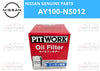 NISSAN Oil Filter 10 x