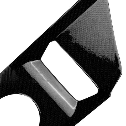 Chevrolet Corvette C8 Black Carbon Fiber Center Button Cover Trim