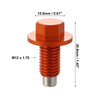 M1 1.75 Magnetic Oil Drain Plug Sump Cap Aluminum Alloy Orange