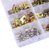 Car 200Pcs Assorted U Clip Nut Screw Bolt Panel Trim Retainers
