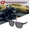 Motorcycle Set / Motorcycle Riding Goggles Black Lens Blue Frame