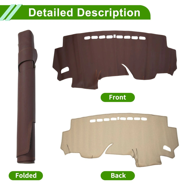 Honda Fit Jazz (2014-2019) - Brown Dash Cover Dashboard Cover Mat