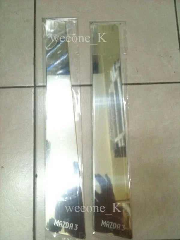 Mazda3 Hatchback Stainless Steel Door Pollars (2003-2008)