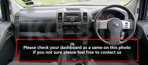 Nissan Navara D40 Dashboard Mat Cover (2005-2009)