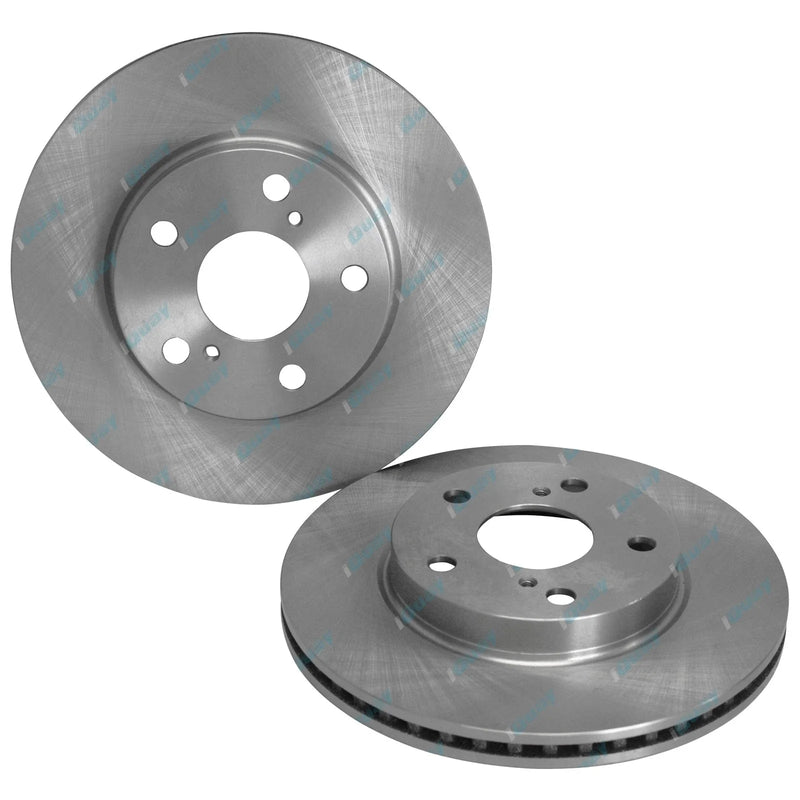 Toyota Corolla ZRE152 ZRE153 ZRE182 Front Disc Rotors & Bremtec Brake Pads (2007-2018)