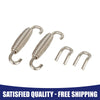 Universal Motorcycle Exhaust Pipe System Muffler Coil Spring w Hooks 2 x