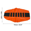 Motorcycle Seat Cover Universal Dirt Bike Anti Slip Cushion Orange Black