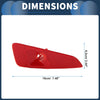 Ford Focus MK4 Saloon Red (2018-2023) 1 x Rear Left Bumper Reflector